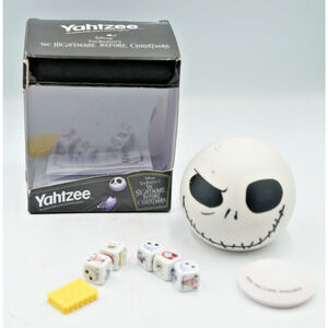Yahtzee Jack Skellington Nightmare Before Christmas Disney‎ Dice Game